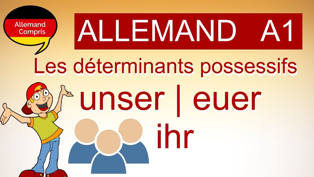 Page De Garde Allemand 4eme 🇩🇪 unser, euer, ihr | Les déterminants possessifs en allemand - YouTube