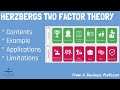 Business School 101: Herzberg's Two-Factor Theory Quiz