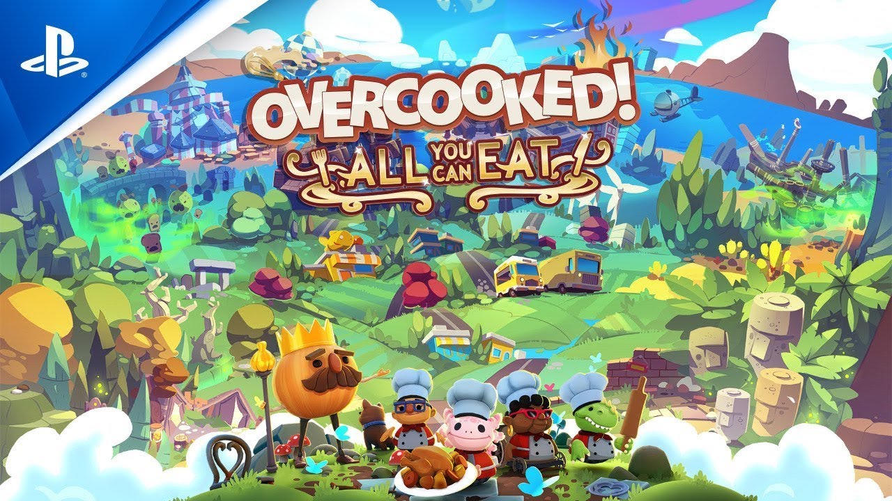 Overcooked! All You Can Eat PS5 Multiplayer Gameplay (No Commentary)