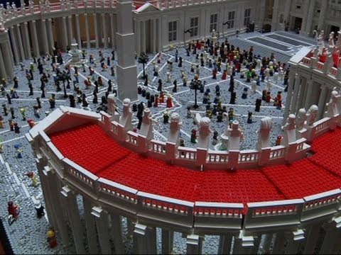 Priest Creates Vatican Made Entirely of Legos