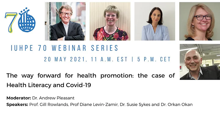 Webinar IUHPE70: The way forward for health promot...