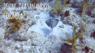 Scuba Diving San Andrés, Colombia (Trampa de Tortuga y Los Cables) - 4K 🎵 PharaOh - Dole \& Kom