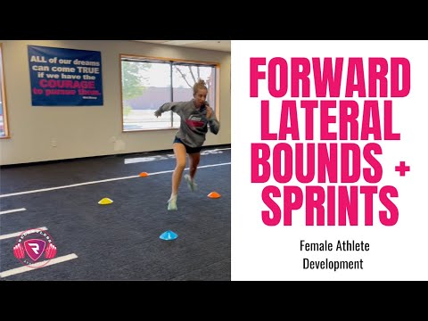 FORWARD LATERAL BOUNDS + SPRINTS