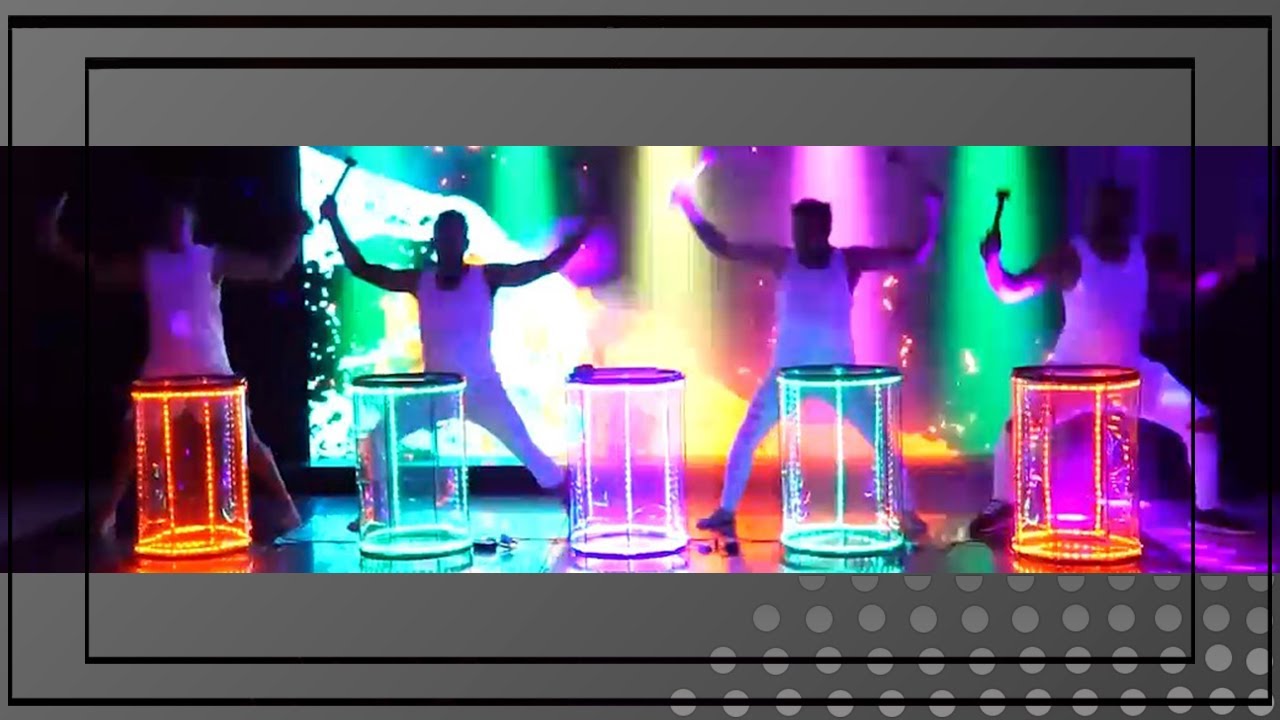 PERCUSION LED – CONTRATAR ARTISTAS SHOWS PARA EVENTOS FIESTAS - YouTube