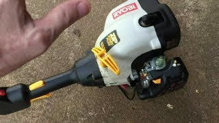 RYOBI TRIMMER BAD- CARB ADJUSTMENT YouTube