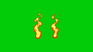 FLAMING EYES GREEN SCREEN | FREE TO USE