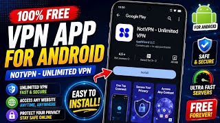 How to Download and Install NotVPN - Unlimited VPN on Android | Free VPN App screenshot 3