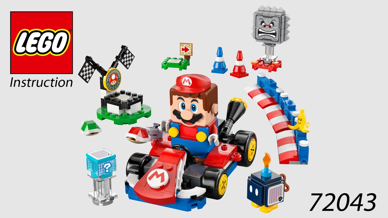 LEGO Instruction - Super Mario - 72043 - Mario Kart™ – Interactive