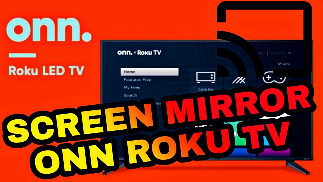 HOW TO CAST/SCREEN MIRROR ANDROID PHONE TO 58" ONN ROKU TV | Walmart Black Friday TV - YouTube