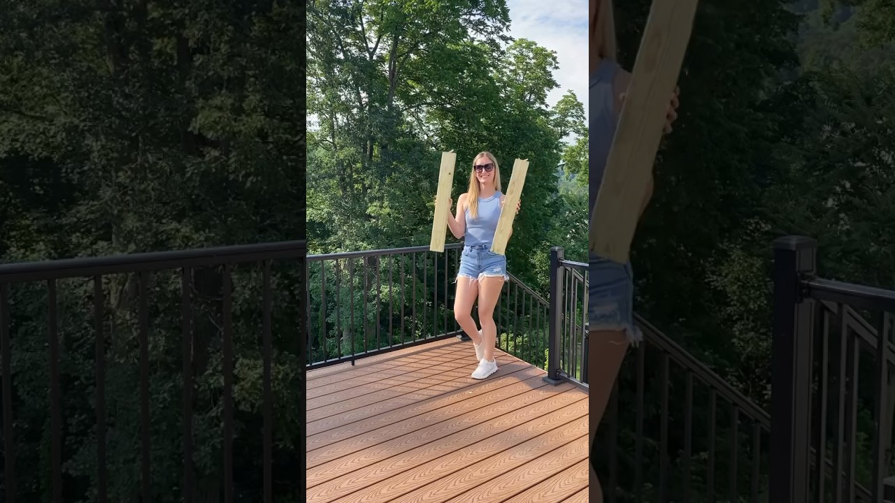 САМЫЕ ПРОСТЫЕ ворота для террасы своими руками! 