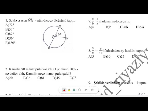 Video: Cəbri ifadədə şərtləri nə ayırır?