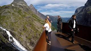 Werfall Stigfossen Trollstigen- Norwegen