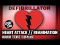 Heart attack with heartbeat sound effect  scary and dramatic dying heart  reanimation  bite star