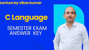 Answer key BCA 2 Sem C Language  Exam Maa Shakhumbhari University Saharanpur |Paper Analysis|#viral