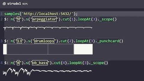 Strudel Demo | Best Pattern | Host Your Own Samples
