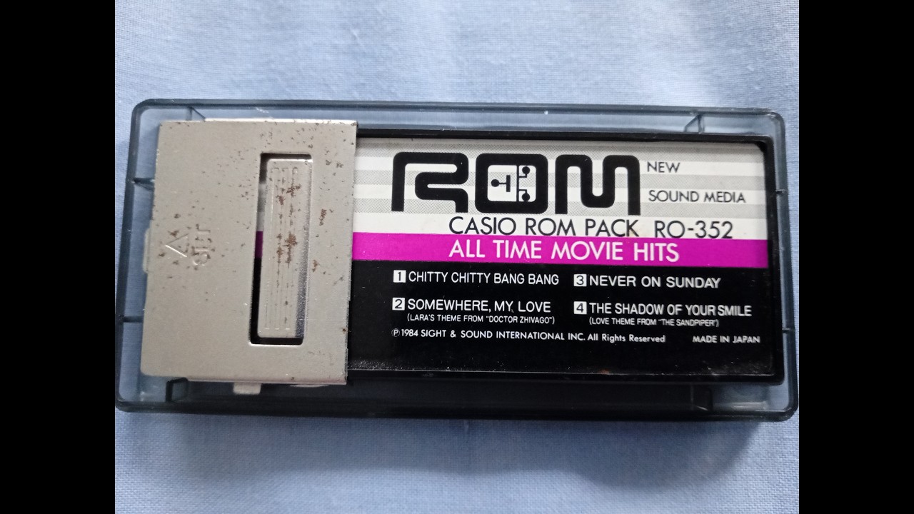 Casio PT-80 = ROM Pack 554 (Family Songs) - YouTube