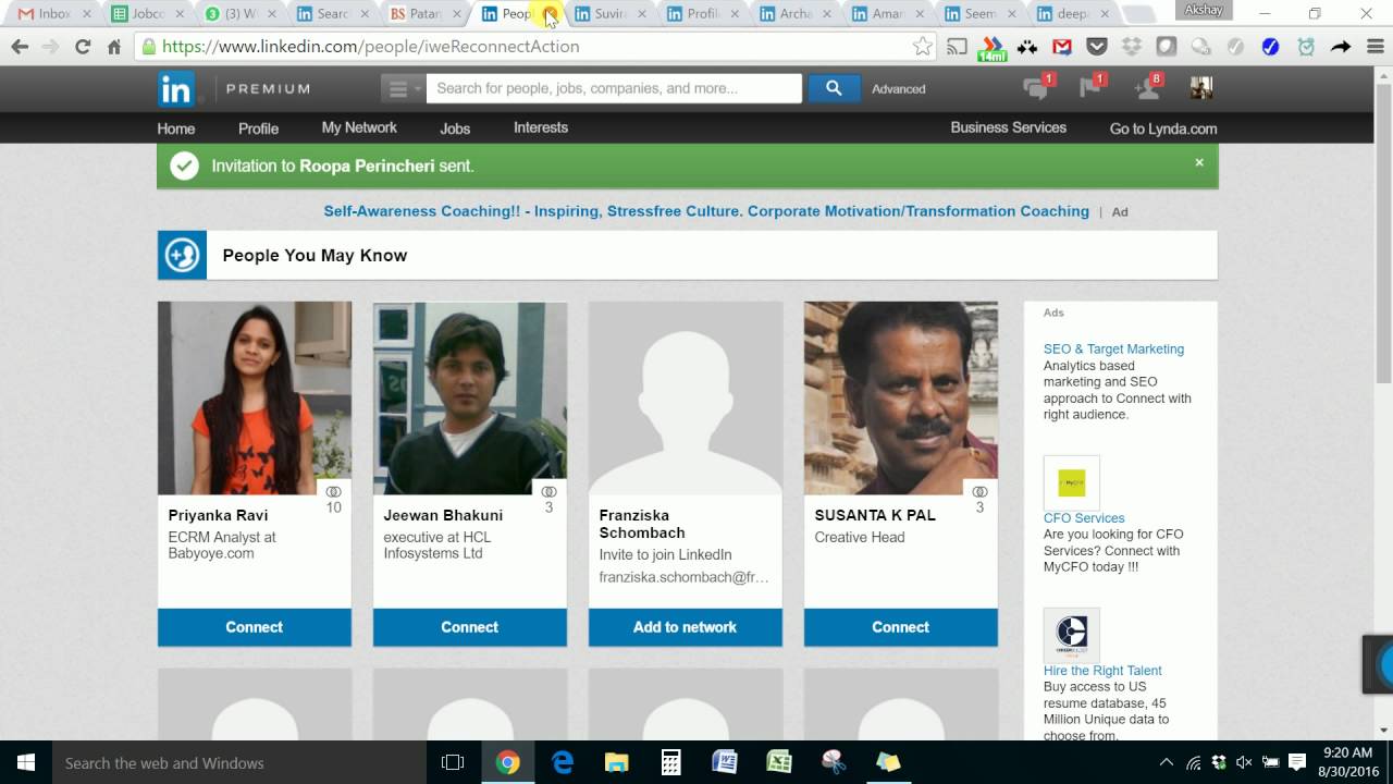 Using Linkedin - YouTube