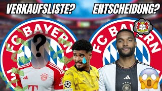 VERKAUFSLISTE beim FC BAYERN? ENTSCHEIDUNG von Jonathan TAH?