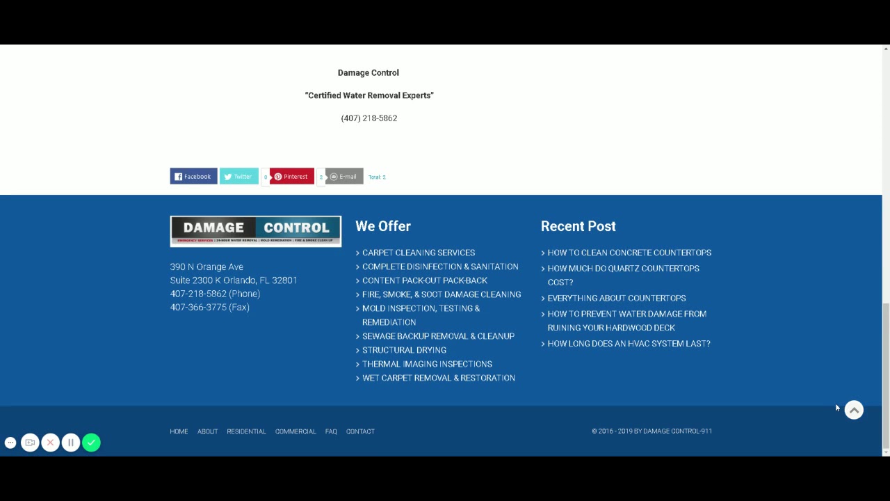 Orlando Emergency Restoration Services And Water Damage Repair Experts