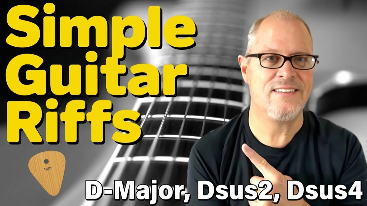 Learn 3 Easy D Major Guitar Riffs Fast