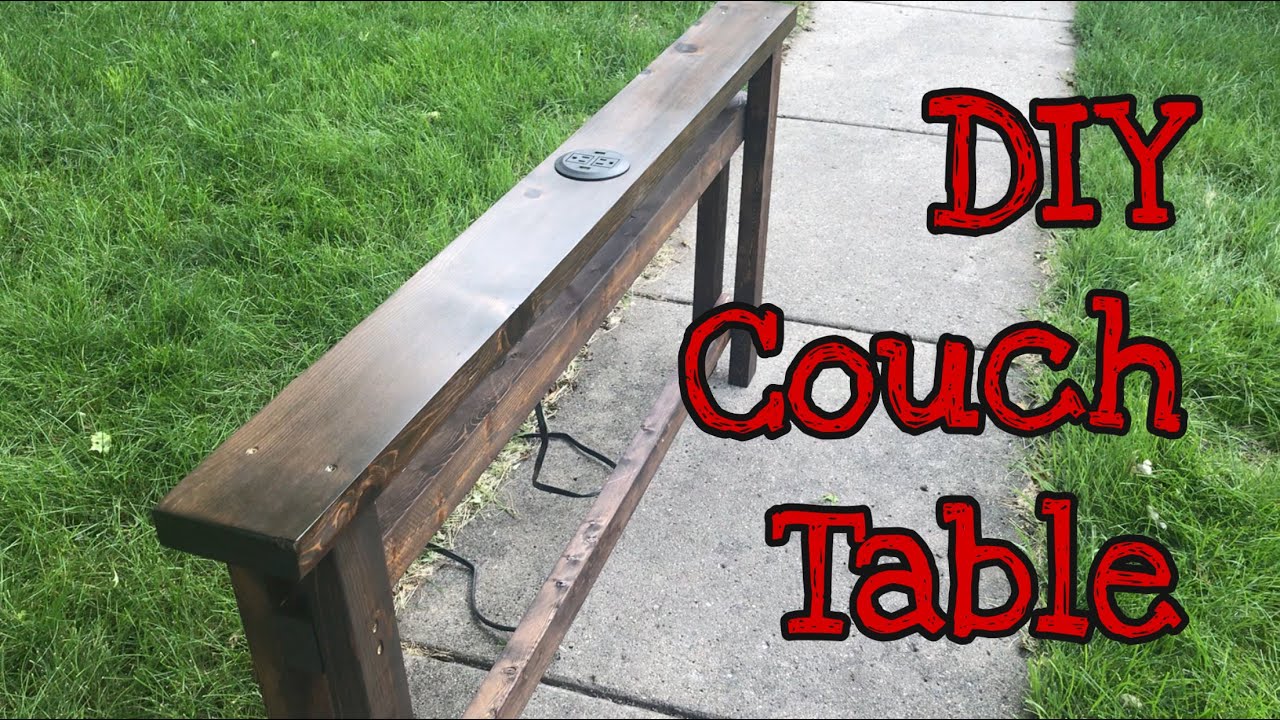 DIY Sofa Table / Console Table