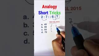 How to Solve Number Analogy Question Reasoning Short Tricks | #reasoning short tricks
