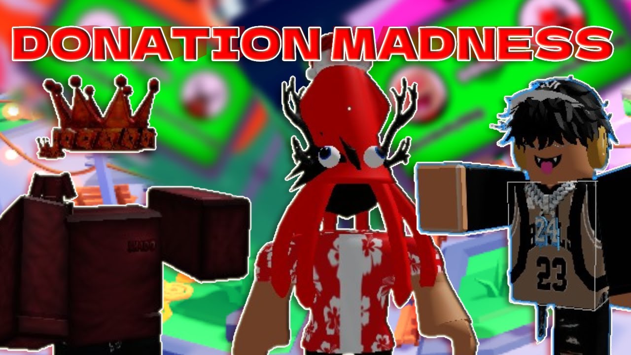 I Participated in TWO DONATION MADNESSES... (A LOT of ROBUX spent ...