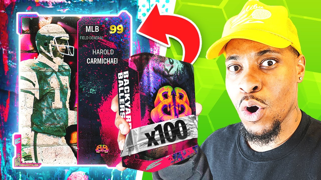 100 Backyard Ballers Packs Decide My Team!.. Madden 23