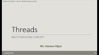4 1 Multithreading Concept