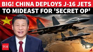 China's 'SHADOW ATTACK' On U.S. Forces In Mideast Xi Deploys J-16 Fighters In Military Power Show