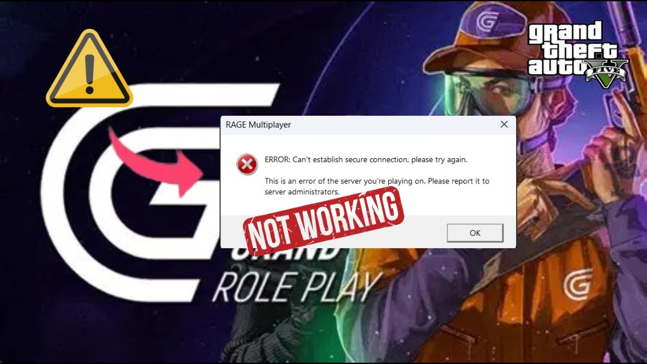 GRAND RP SERVER CRASH PROBLEM TODAY GTA V - YouTube