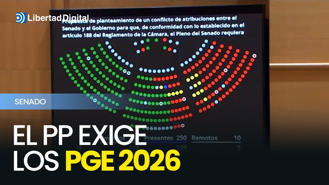 El PP fuerza al Gobierno a presentar los Presupuestos de 2026 - YouTube