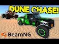 MONSTER TRUCK VS TROPHY TRUCK CHASES & CRASHES! - BeamNG Gameplay & Crashes - Jumps & Stunts