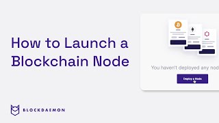 How to launch a Blockchain Node