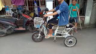 Modifikasi Sepeda Listrik Menjadi Roda Tiga