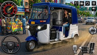 🔥 Tuk tuk Rickshaw Driving Simulator City Gameplay 2026🚦Realistic Passenger Pickup Drop Game Android screenshot 1