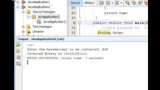 hexadecimal to  binary in java