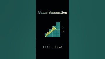 Gauss summation!🧠 #shorts #shortvideo #viral #viralvideo #mathematics #fypシ #viralreels #physics