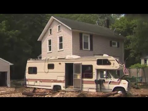 Parts of NJ cleaning up after flooding and mudslides