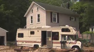 Parts of NJ cleaning up after flooding and mudslides