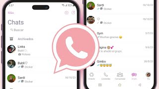 Como tener WHATSAPP ESTILO IPHONE en ANDROID ✅ DESDE CERO  SIN PERDER TUS CHATS  ACTUALIZADO