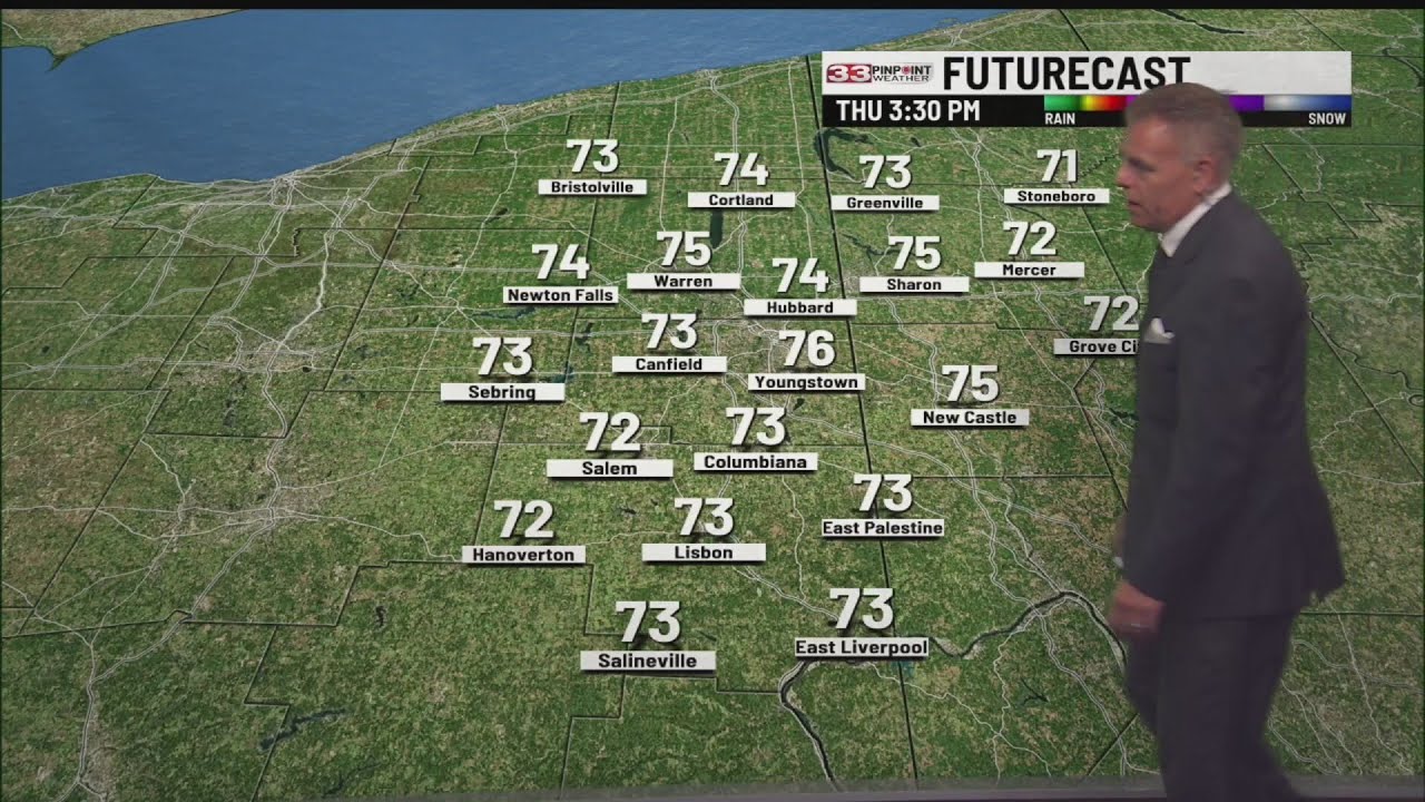 Sunny and a bit warmer Thursday - YouTube