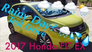 2017 Honda Fit- Rainy Day Drive