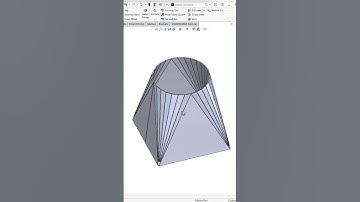 Learn to Build a Lofted Sheet Metal Model in SolidWorks in just a few seconds!! | Lofted Bends