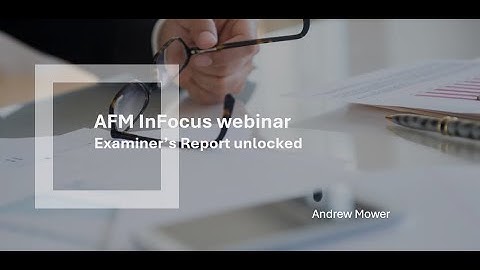 AFM InFocus (M25): Examiner