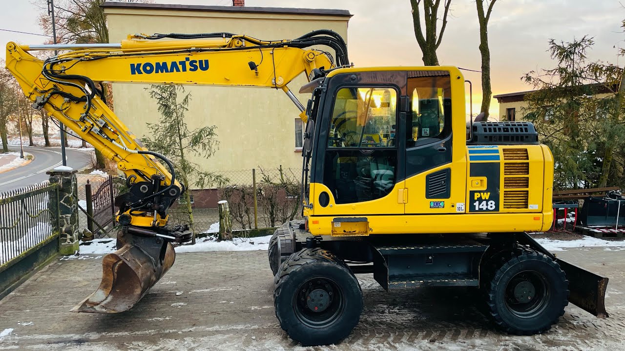 Koparka kołowa KOMATSU PW148-8, 2012 rok, rototilt Na sprzedaż/for sale,*PESTROL* SPRZEDANA/SOLD