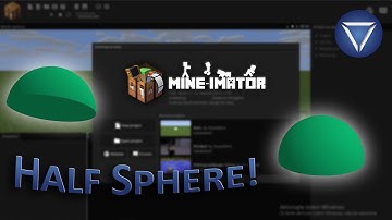 How to Make a SEMI SPHERE in Mine Imator!