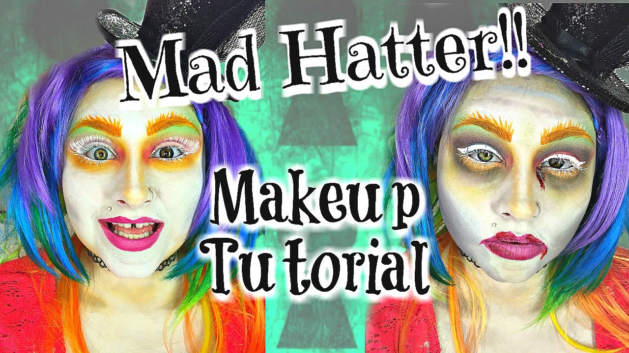 Alice Through The Looking Glass Mad Hatter Inspired Makeup Tutorial