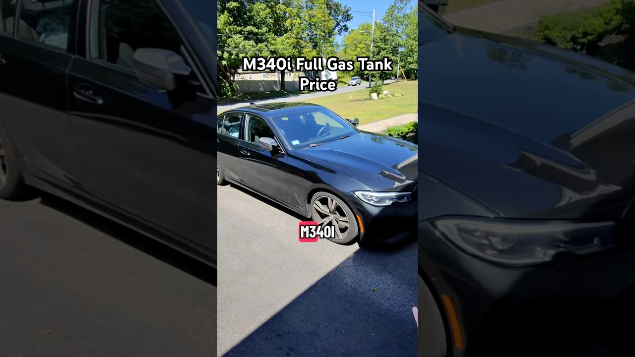 M340i Full Tank Of Gas Cost👀