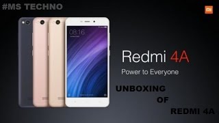 Hindi | Unboxing Of Xiaomi Redmi 4A Indian Retail Unit | By Manik Singhal